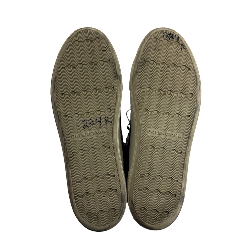 Balenciaga Green Leather High Top Designer Shoes Men's Size‎ 44 Style 449678 - Picture 12 of 12